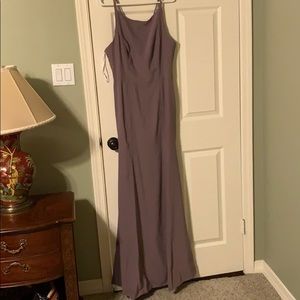 Light purple bridesmaid dress